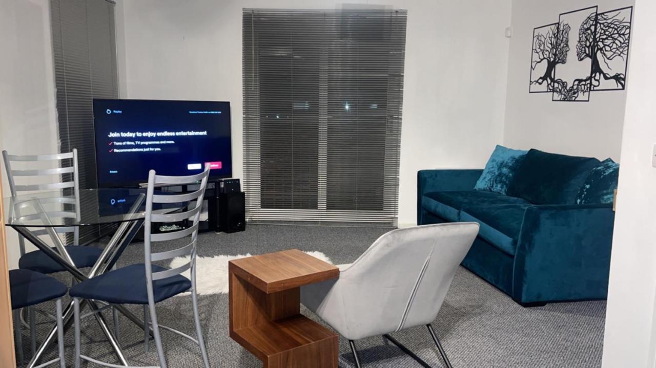 Luxury 1 Bed Apartment With Parking Manchester Buitenkant foto